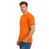 Męska koszulka T-shirt 100% miękka bawełna pomarańczowa roz. 3XL